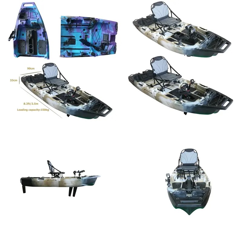 Fishing Kayak Seat - 8-футовый модульный одноместный каяк с педальным