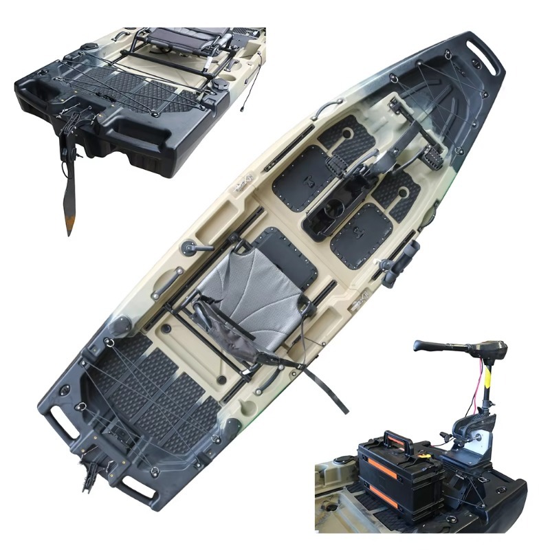 Fishing Kayak Paddle - Одноместный моторизованный морской каяк/каноэ из HDPE/PE