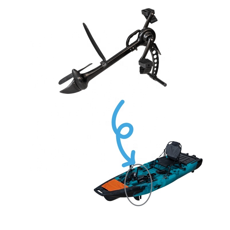 Fishing Kayak Pedal Drive - LSF Дешевый алюминиевый пропеллер J-11 с
