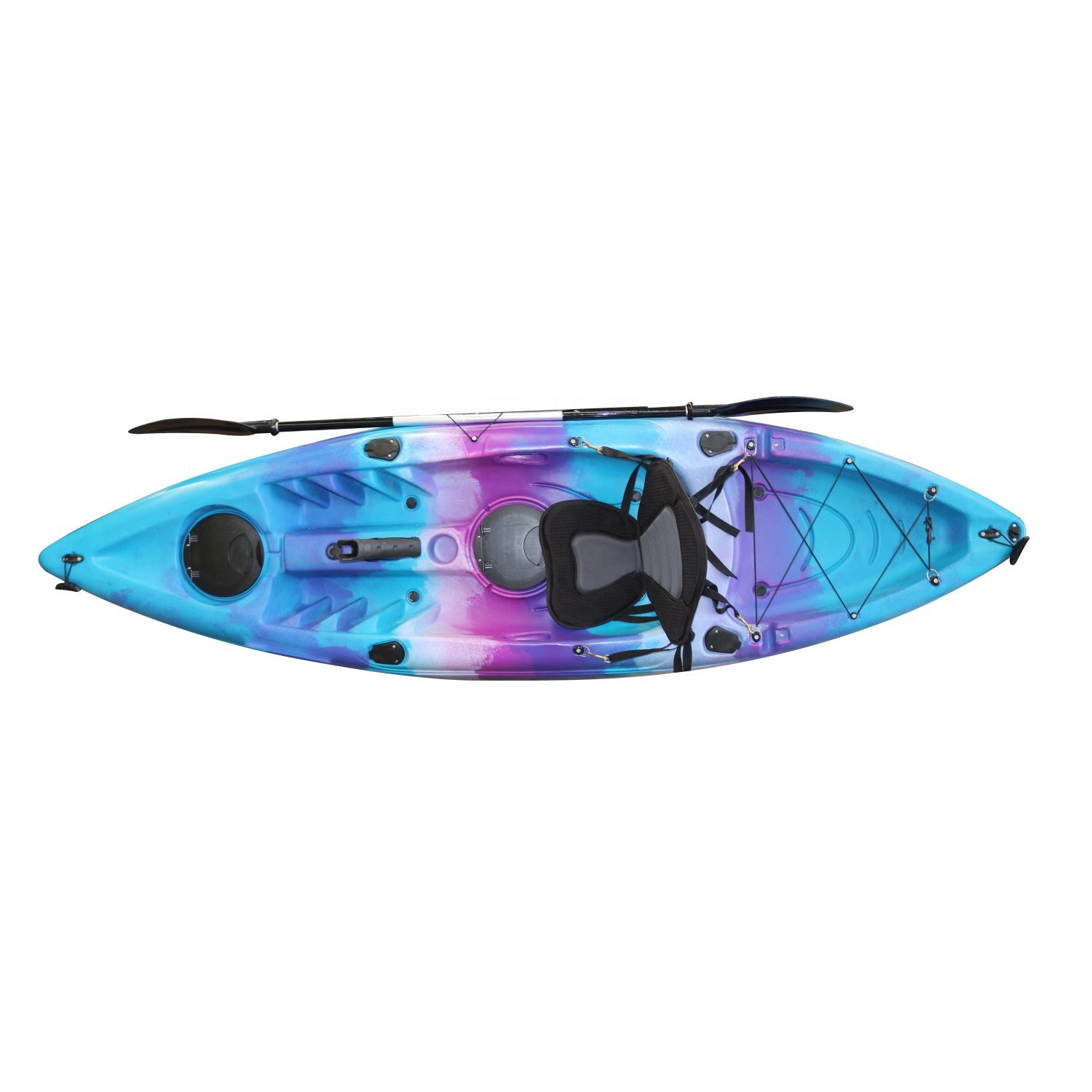Fishing Kayak Sit In - Каяк пластиковый одноместный 10-футовый для отдыха,