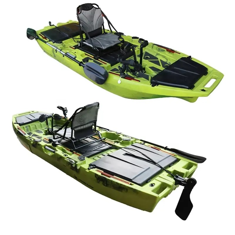 10-футовый каяк с педальным пр – обзор и цена Fishing Kayak Pedal Drive